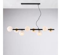 Lampadario Contemporaneo Adrian Metallo Nero Bronzo 8 Luci E14 [EEK: A++]