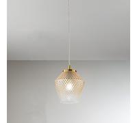 Lampadario Contemporaneo Arnia Ambra 1 Luce E27