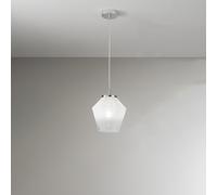 Lampadario Contemporaneo Arnia Bianco 1 Luce E27