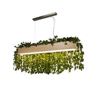 Lampadario Contemporaneo Cenere Acciaio Marrone Legno Argento Led 21W 3000K