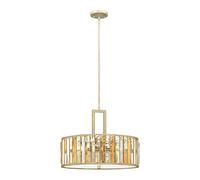 Lampadario Contemporaneo Gemma Acciaio Foglia Argento Cristallo 3 Luci E27