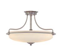 Lampadario Contemporaneo Griffin Metallo Cromo Lucido 4 Luci E27