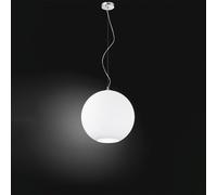 SOSPENSIONE IN VETRO UFO D40 6477 BIANCO