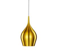 Lampadario Contemporaneo Vibrante Alluminio Oro 1 Luce E14