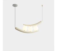 Lampadario Creativo a Doppio Strato in Metallo Modellato a Rullo, Moderno, Personalizzato, Rosso, lampadario in Ferro battuto, dimmerabile, Lampada a Sospensione a LED, Ristorante, Soggiorno, bancone