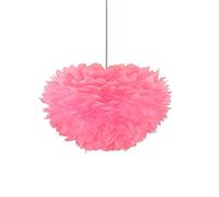 Lampadario da Camera per Ragazze, Lampada da soffitto a LED Piuma Rosa, Illuminazione a Sospensione Moderna Isola della Cucina Sala da Pranzo commemorazione Visione Diurna