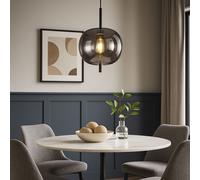 Globo Lighting Blacky lampada sospesa 1x60 W nero-fumé 15345H1