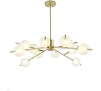 Lampadario da Soffitto a 12 Luci,Dari a Led,Dari in Ottspazzolato Di Metà Secolo, Regolabili per Soggiorno, Camera da Letto, Casa, Moderna Plafoniera in Met- Oro 12 Luci, Oro - 12 Luci/Oro/12 Luci
