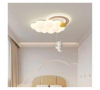 Lampadario da soffitto a Forma di Nuvola, Arcobaleno, Orso, Cavallo e Coniglio per Camera da Letto, Ideale per la Cura degli Occhi e la cameretta dei Bambini (C 530 * 450mm, 3 Colori)