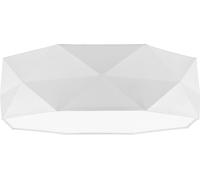 Lampadario Da Soffitto Bianco 4x E27 Paralume Per Soggiorno E Camera Da Letto