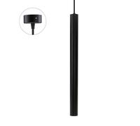 Lampadario Da Soffitto Chloe Slim Sottile Nero Max. 25W GU10 MR11 Regolabile