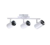 Lampadario da soffitto City Bianco 3 Faretti GU10 Orientabili M LEDME