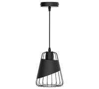 Lampadario da soffitto Fuse Nero opaco 1 x E27 Aigostar