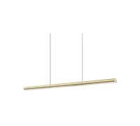 DORICA LAMPADARIO A SOSPENSIONE 140CM LED 3000K 35W 3900 lm OTTONE LISCIO