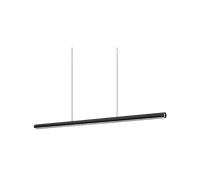 Lampada a Sospensione Dorica Led 35W Luce Calda Nero Altezza Regolabile Ideal Lu