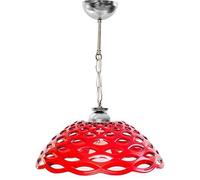 Lampadario da soffitto in acrilico rosso traforato 30 * 40 cm APE-663314