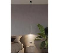 Lampadario da soffitto led luce naturale 4000K 3W stile moderno nero A11-NN IP20