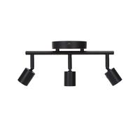 Lampadario da soffitto Town Nero 3 Faretti GU10 Orientabili Aigostar