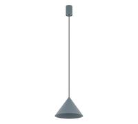 Lampadario Da Soggiorno In Metallo Con Ombra Blu GU10 Ø20,5 Cm A Forma Di Cono