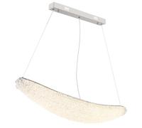 Lampadario Da Tavolo Con Faretto Dimmerabile Con Telecomando Cristalli LED 120Cm