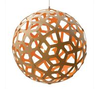 Lampadario David Trubridge Corallo Ø100 Arancione