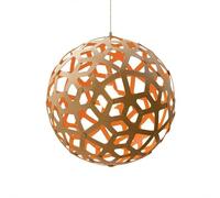 Lampadario David Trubridge Corallo Ø60 Arancione