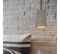 Lampadario di Cemento Industriale, Paralume Terrazzo Hanging Light E27 Apparecchio di Illuminazione corridoio Leggero, testiera della Camera da Letto, Sala da Pranzo Cambio in Meglio