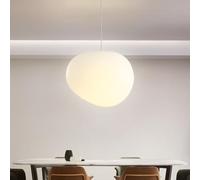 Lampadario di Ciottoli Creativo Lampadario Irregolare Scandinavo Moderno Paralume Regolabile in Altezza Adatto per Camera da Letto Sala da Pranzo Soggiorno Caffetteria Bar, 31cm