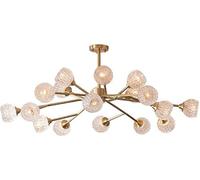 Lampadario di cristallo moderno lampadario di sputnik lampadario moderno soffitto in oro contemporaneo a metà secolo pendente Compatible with soggiorno,lampada un aspetto elegante