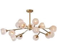 Lampadario di cristallo moderno lampadario di sputnik lampadario moderno soffitto in oro contemporaneo a metà secolo pendente Compatible with soggiorno,lampada un aspetto elegante