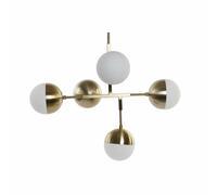 Lampadario DKD Home Decor LA-164658 Cristallo Dorato Metallo [74 x 52 x 168 c