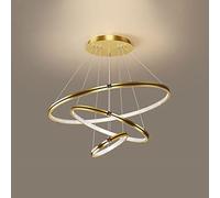 Lampadario Dorato a 3 luci a Sospensione a grappolo, Moderna Lampada a Sospensione a soffitto a LED da 38 W, Lampada Regolabile per Sala da Pranzo sopra Il Tavolo, lampadari per Soggiorno