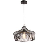 Lampadario Doris, Sospensione Metallo, 60 W, Nero, Ø 40 x H 31,5 cm
