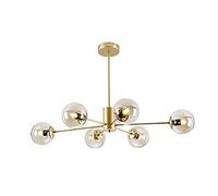 Lampadario E27 Jian o Magic Bean, Luce Industriale, Lampada da soffitto con Sfera di Vetro per corridoio, Bar, Ristorante, lampadario Sputnik Moderno, Lampada da soffitto nordica a Stella -