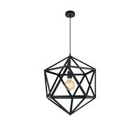 Lampadario E27 Nero Ø46Cm Lampada A Sospensione Lampada Da Soffitto