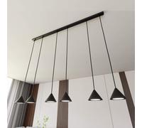 Lampadario ELIT 6 GOLD e BLACK - Attacco GX53