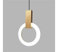 Lampadario fonte Luminosa, Lampada a Sospensione acrilica Creativo Alluminio, Luce appesa in Stile retrò Americano, apparecchio di Illuminazione Decorativa per Letto, Soggiorno, Sala da Studio (B, 20
