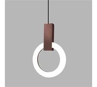 Lampadario fonte Luminosa, Lampada Sospensione acrilica Creativo Alluminio, Luce appesa in Stile retrò Americano, apparecchio di Illuminazione Decorativa per Letto, Soggiorno, Sala da Studio (A, 20