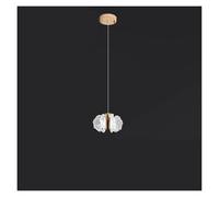 Lampadario, French Luxury Acrylic Chandelier Round Pendant Light for Foyer Dining Room Study Cream Style Hanging Ceiling Lamp(D220mm,3 color)