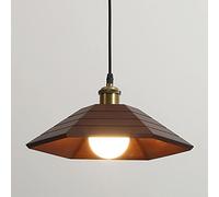 Lampadario geometrico a sospensione con soffitto a soffitto in legno, apparecchi di illuminazione dell'isola da cucina, lampade a sospensione E27 lampadari in legno per camera da letto per camera