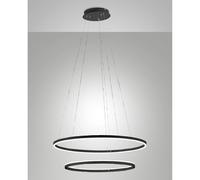 Lampadario a sospensione GIOTTO a led 65W nero 3508-48-101 Fabas Luce - 3508-48-101