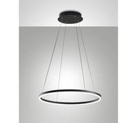 Lampadario Giotto Sospensione Nera 60 Cm Unica Luce Design Moderna Collezione GI [EEK: A++]