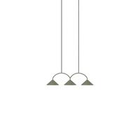 Lampadario Globen Lighting Curve 3 Verde