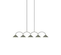 Lampadario Globen Lighting Curve 5 Verde