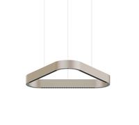Lampadario Grande A Forma di Trigono di , Avorio Tenue