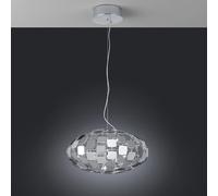 Lampadario Helestra Elisa Cromo Ø49Cm 9 X 20W G4 Alogeno Warmweiß Dimmabile