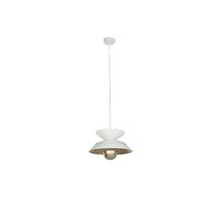 Lampadario Home ESPRIT Bianco Dorato Metallo 50 W 36 x 36 x 22 cm