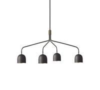 Lampadario Howard A 4 Bracci Lunghi in Metallo Canna di Fucile