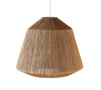 Lampadario in corda di canapa naturale, stile country bohémien, per bar per la colazione, illuminazione a sospensione, lampada a sospensione intrecciata in stile fattoria, lampada da soffitto per came