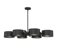 Westinghouse Lighting 63688 - Lampadario da interno Zaro a sei luci, finitura ferro